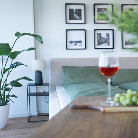 Helles Apartment mit tollem Blick über Augsburg Exterior foto